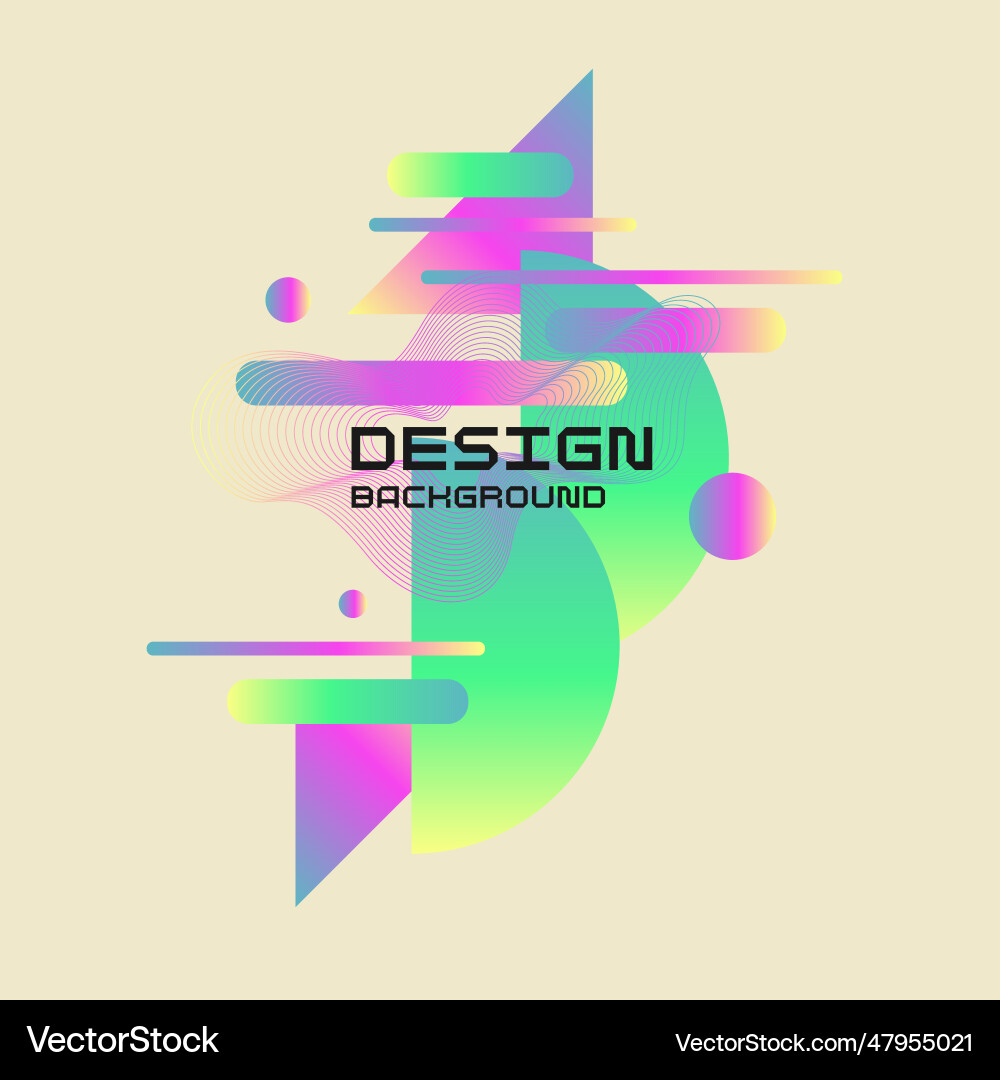 Abstract background with simple elements an image vector image