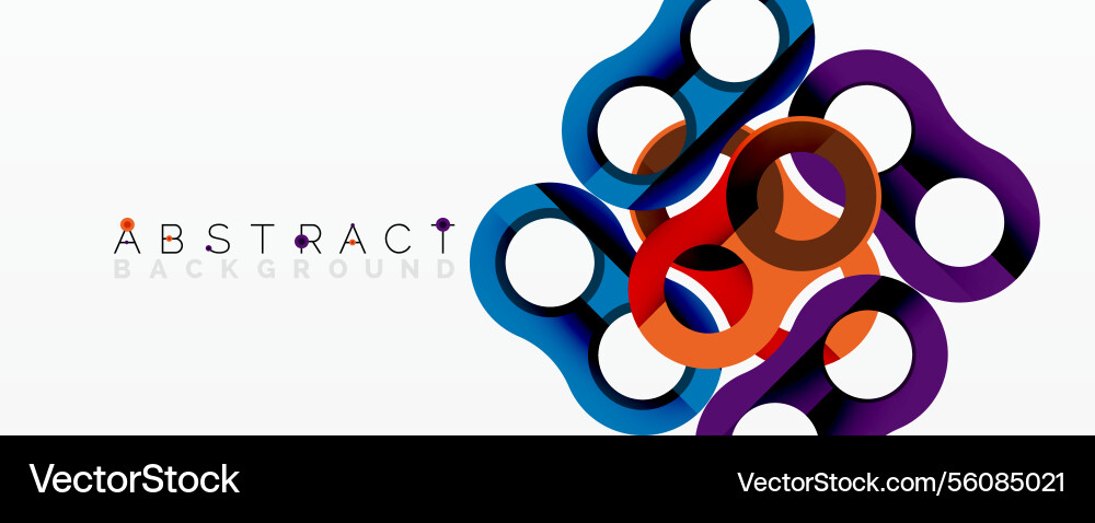 Abstract circle element composition Abstract circle element composition vector image