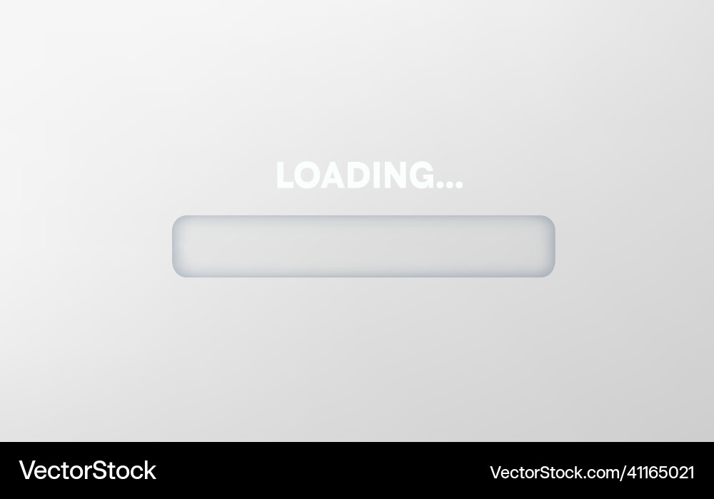 Loading data on site 3d vector image