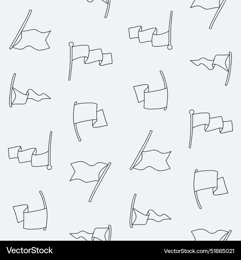 Outline collection of flag seamless pattern design Outline collection of flag seamless pattern design vector image