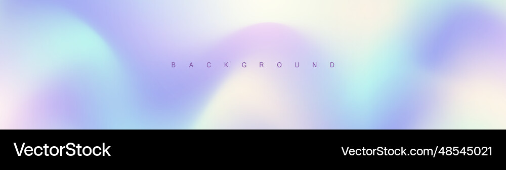 Pastel Gradient Header Background vector image