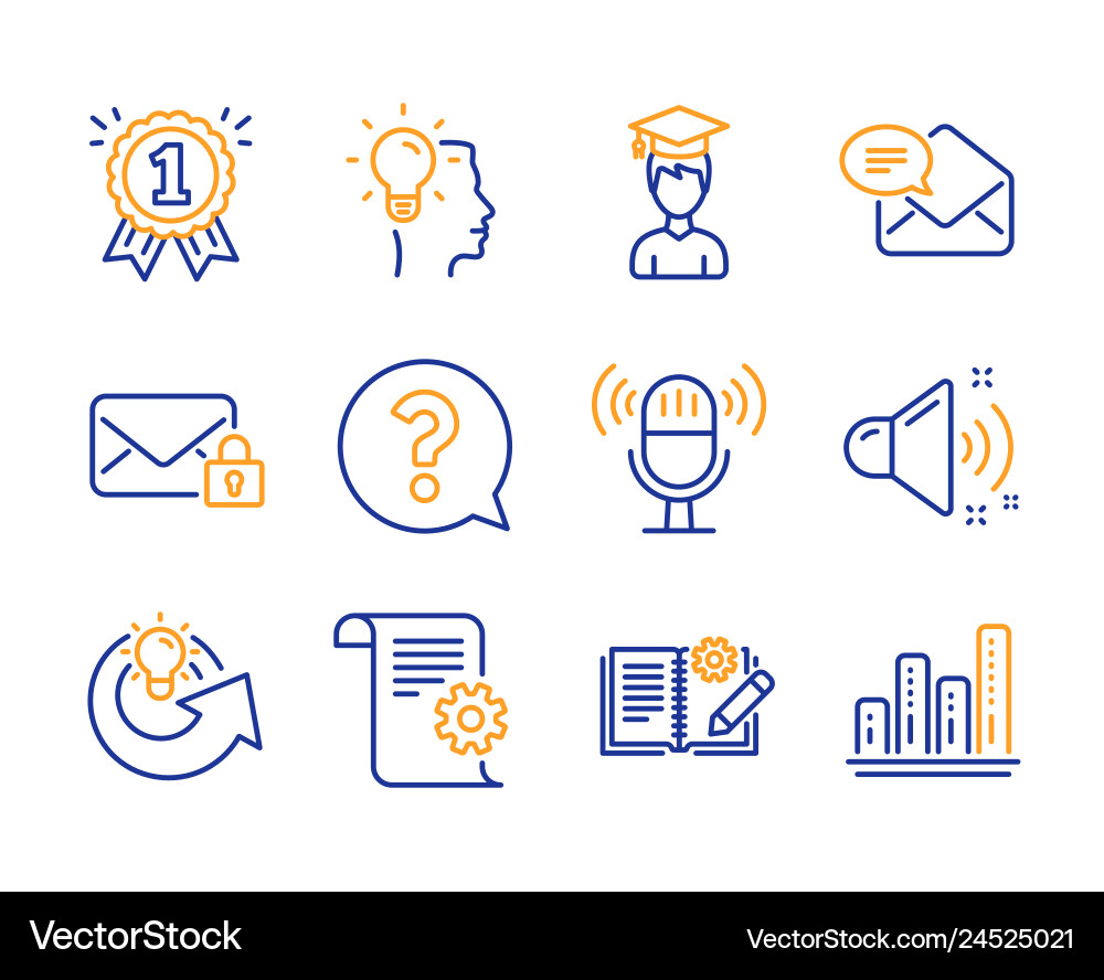 Share idea technical documentation and loud sound Share idea technical documentation and loud sound vector image