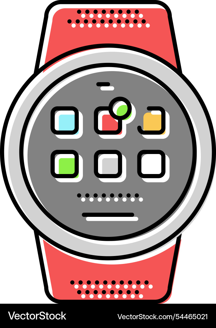 Smart device tech enthusiast color icon Smart device tech enthusiast color icon vector image