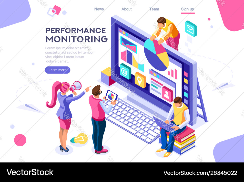 Abstract presentation monitor collection Abstract presentation monitor collection vector image