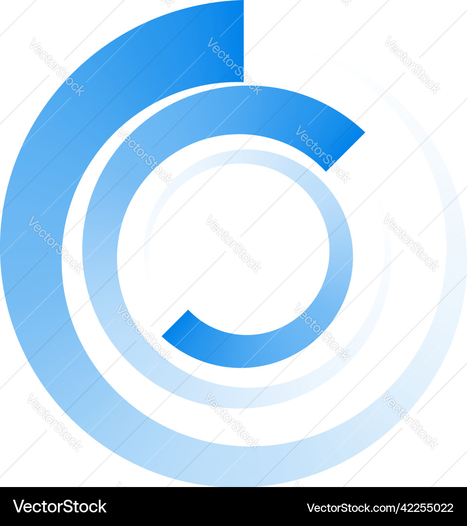 Circle preloader buffer shape circular progress Vector Image