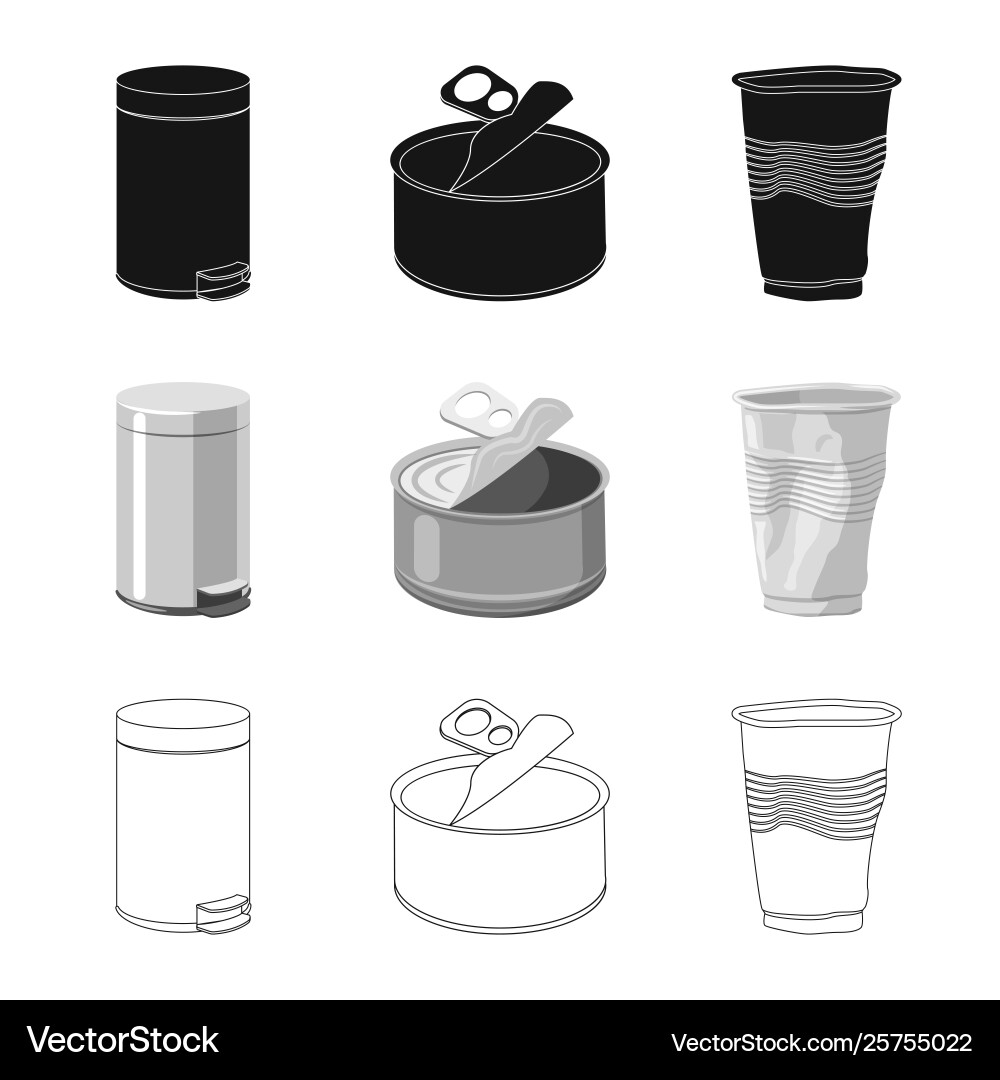 Dump and sort symbol set vector image