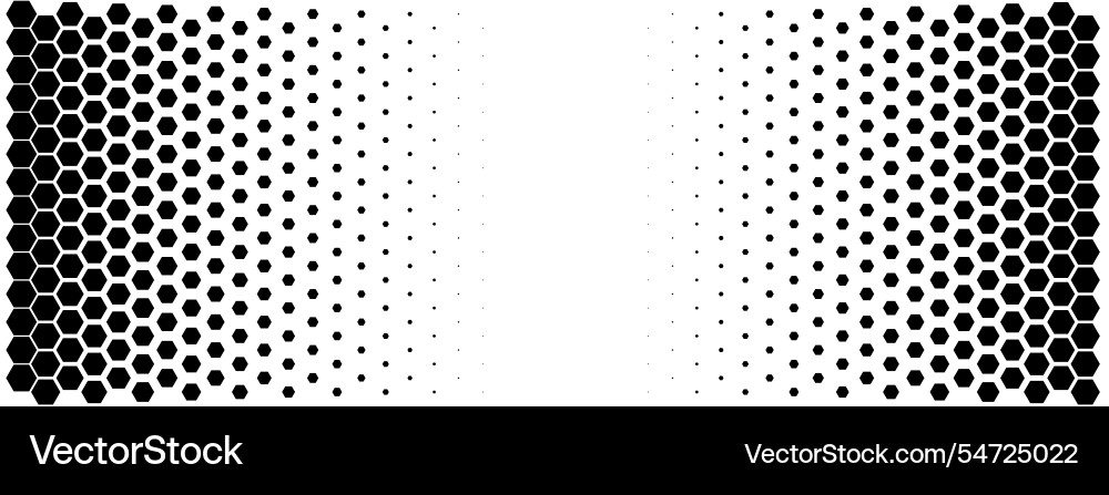 Geometric hexagon abstract science and technology vector image