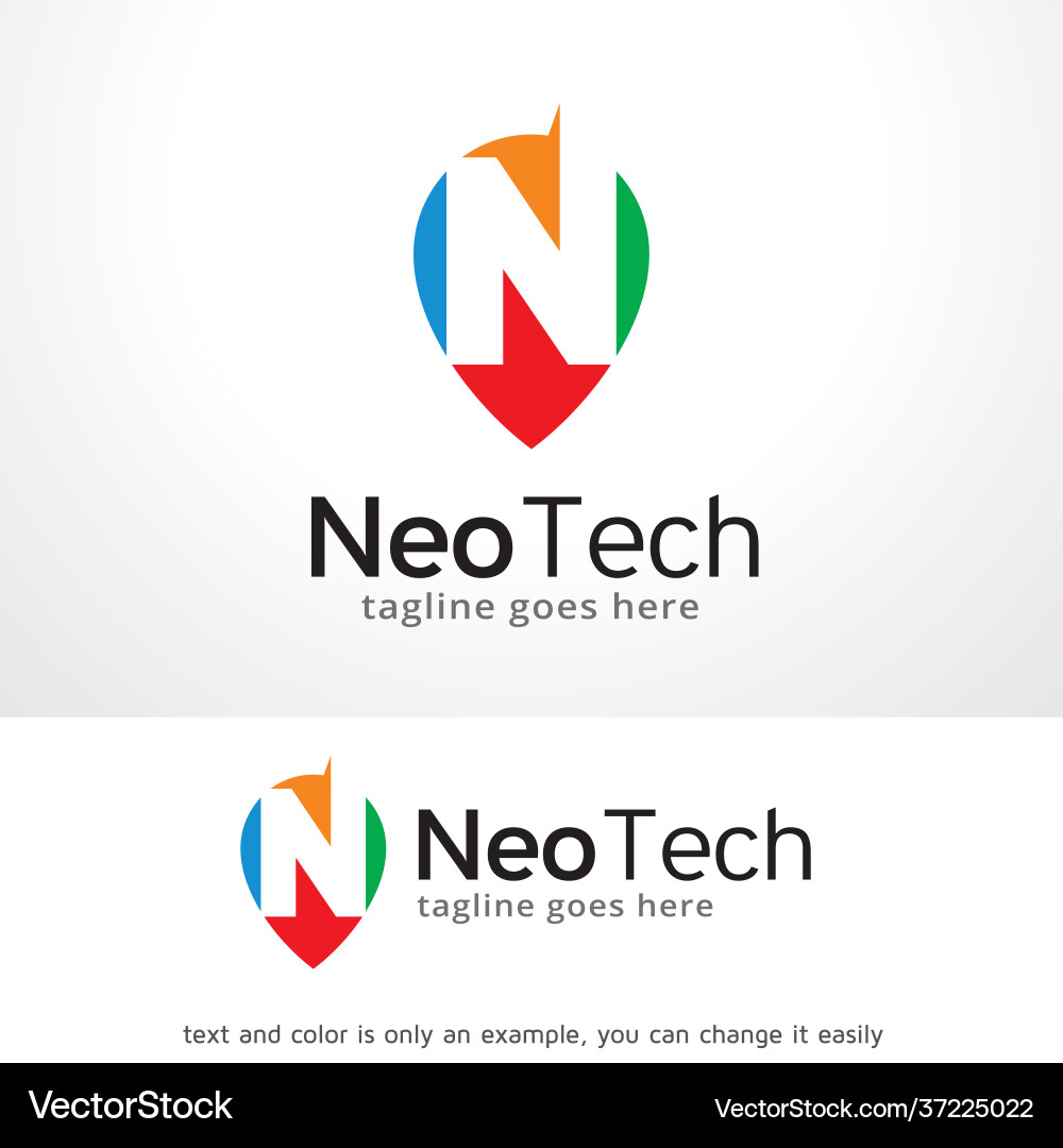 Letter N Logo Template Vector Image