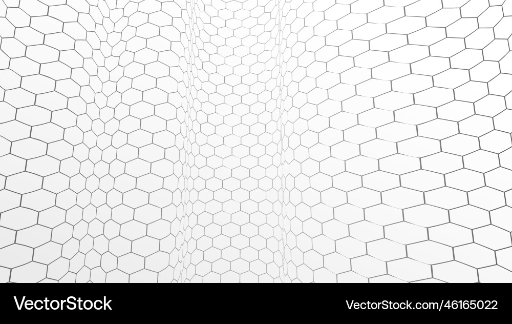 Technology abstract background with hexagons mesh Technology abstract background with hexagons mesh vector image