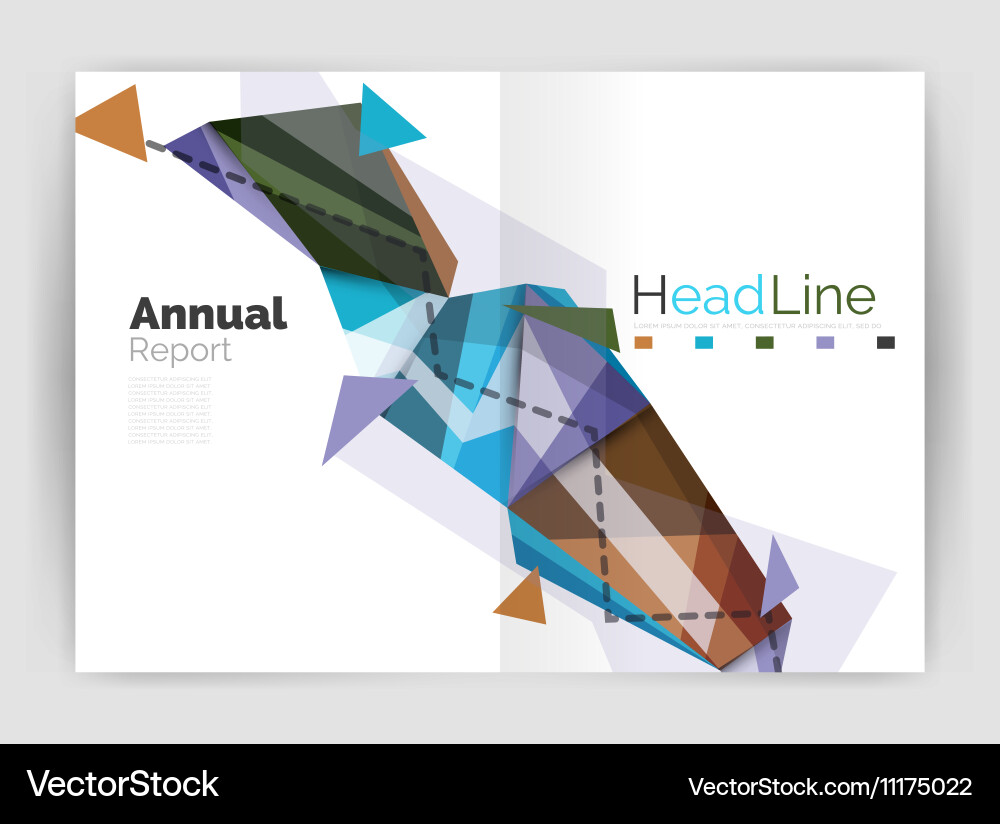 Triangle abstract background Vector Image