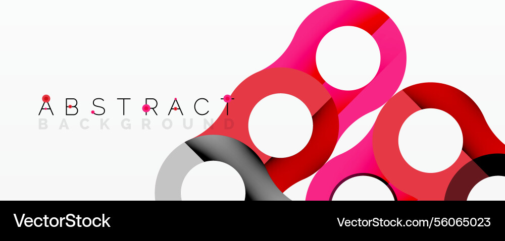 Abstract circle element composition with Vector Image