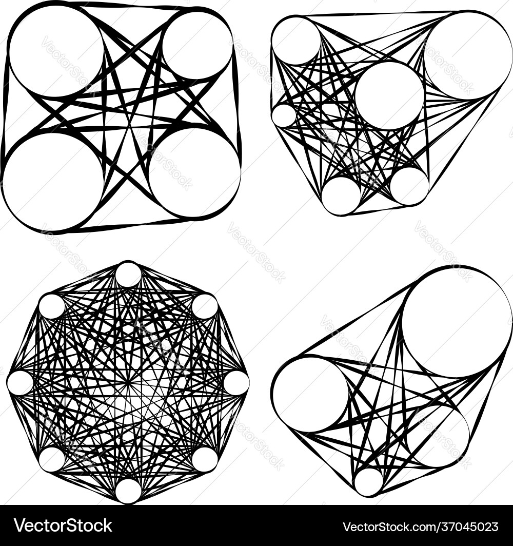 Abstract motif mandala shape design element Abstract motif mandala shape design element vector image