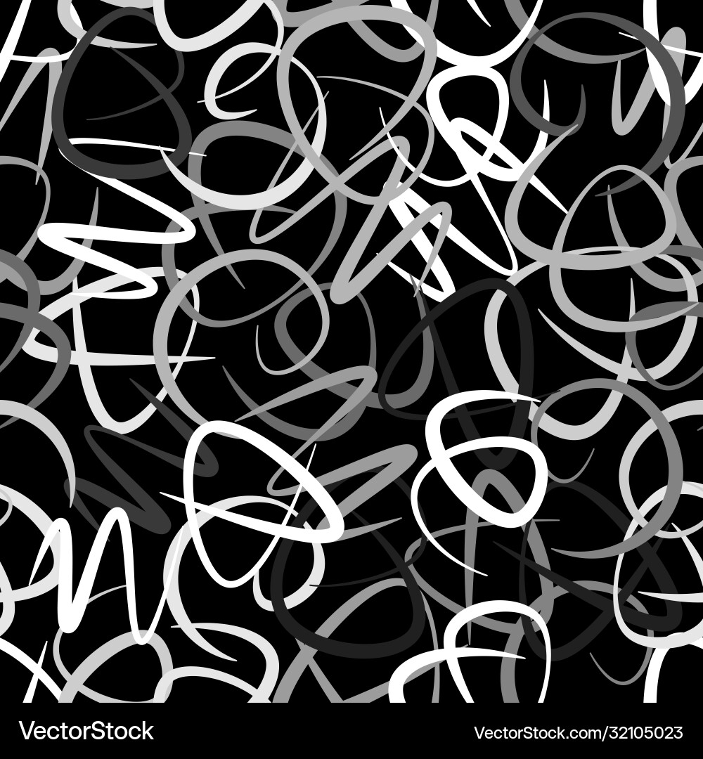Abstract seamless pattern background handmade vector image