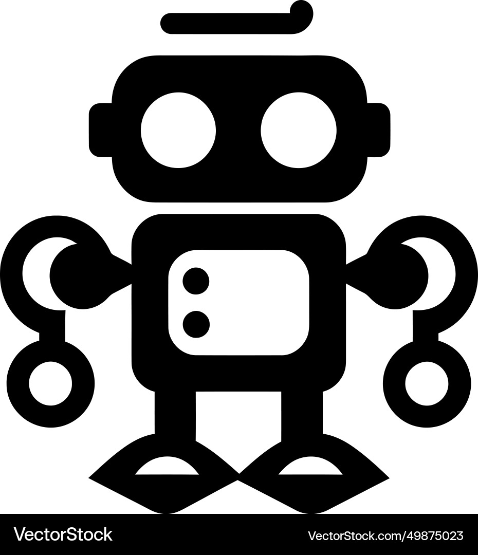 Automated system icon vector image