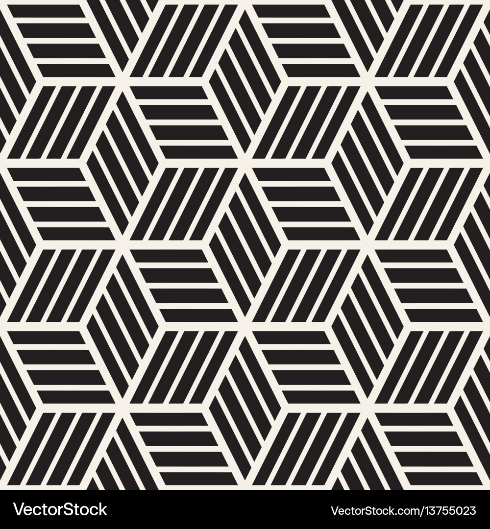 Cubic grid tiling endless stylish texture Cubic grid tiling endless stylish texture Vector Image