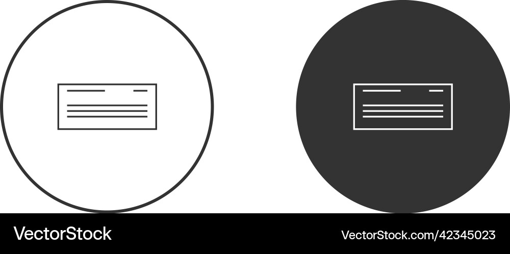 Set of mail envelope icons round message icon Vector Image