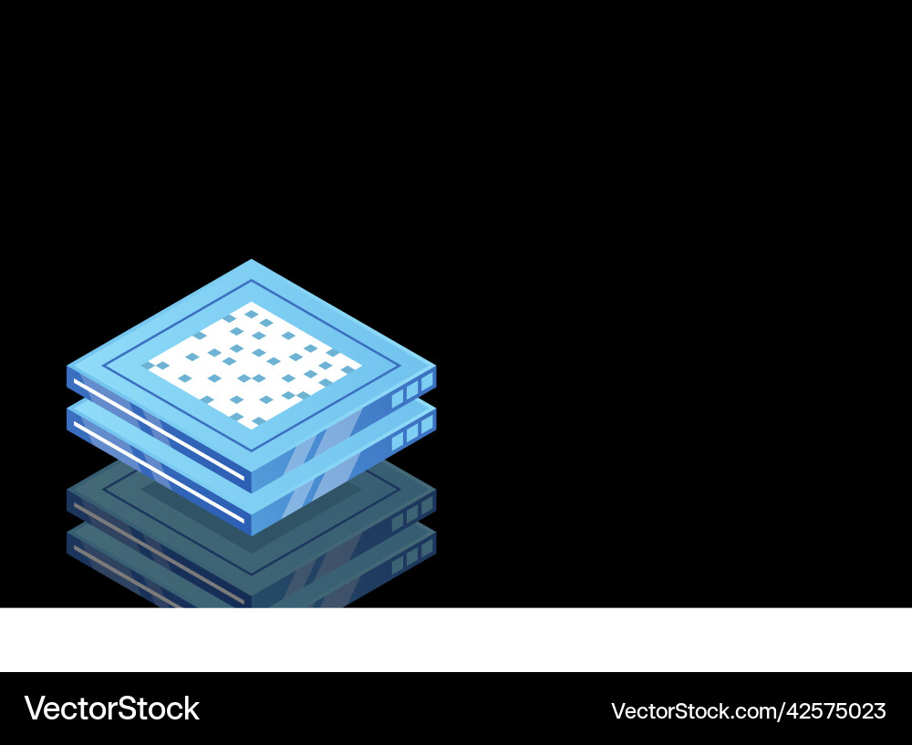 Set of server room icons data center and database Set of server room icons data center and database vector image