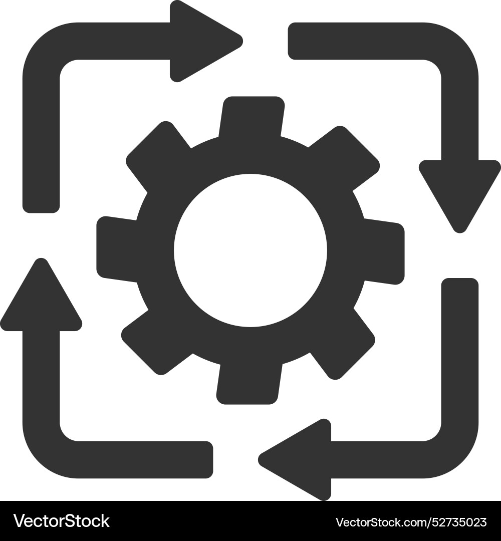 Setting optimization icon Vector Image