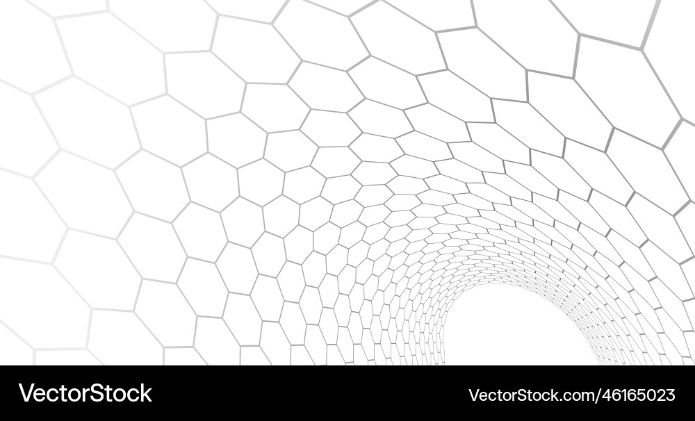 Technology abstract background with hexagons mesh Technology abstract background with hexagons mesh vector image