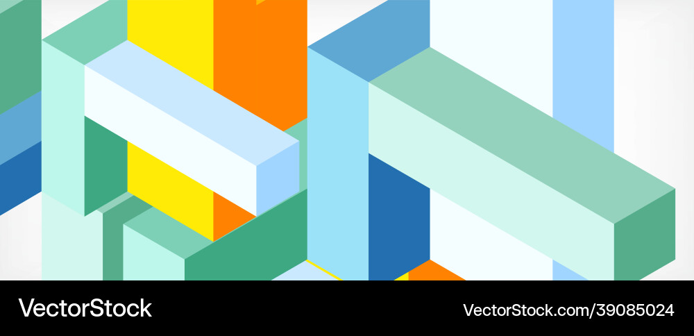 Abstract background 3d cubes cubic elements Abstract background 3d cubes cubic elements vector image
