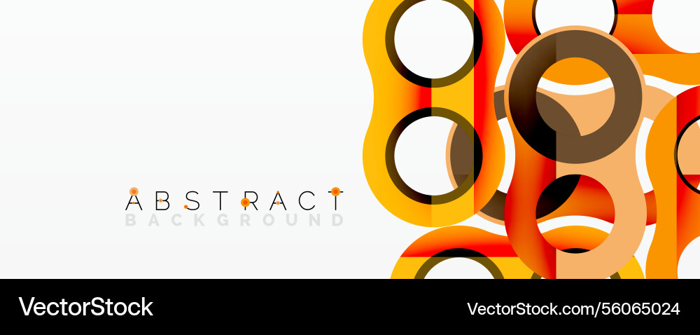 Abstract geometric pattern with interlocking Abstract geometric pattern with interlocking vector image