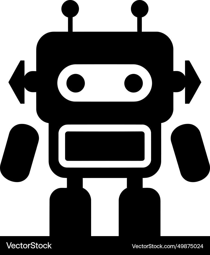 Automated system icon vector image