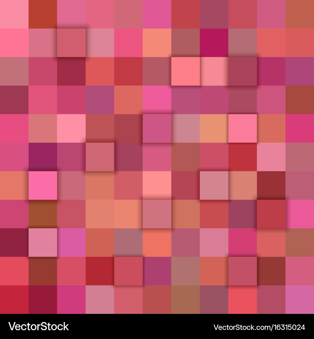Color abstract 3d cube background vector image
