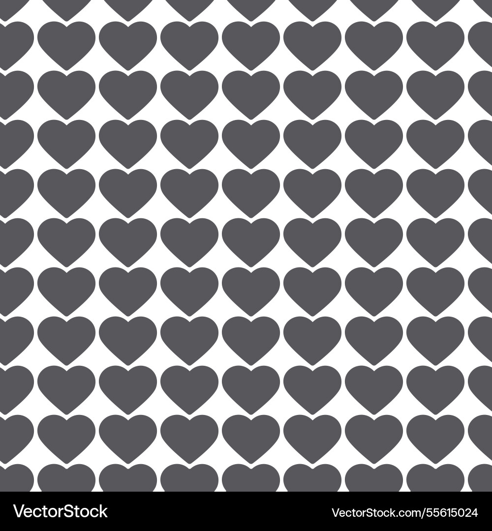 Hearts shape in grayscale on transparent Hearts shape in grayscale on transparent vector image