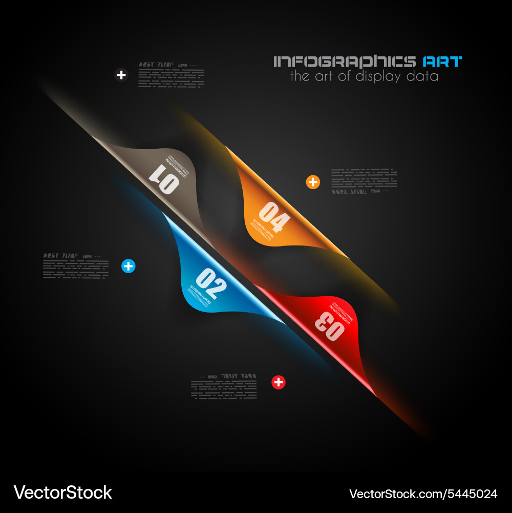 Infographics concept to display your data Vector Image