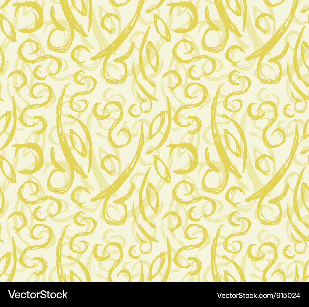 Ornate Floral Swirl Hintergrund Vektorbild