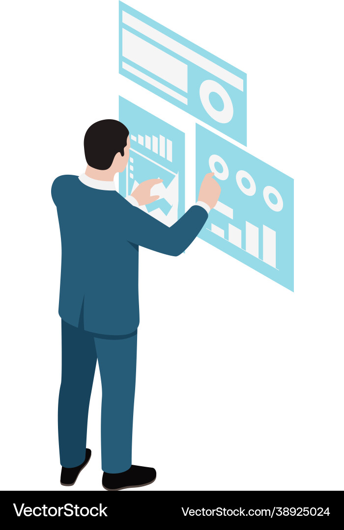 Touch screen interface icon Touch screen interface icon vector image