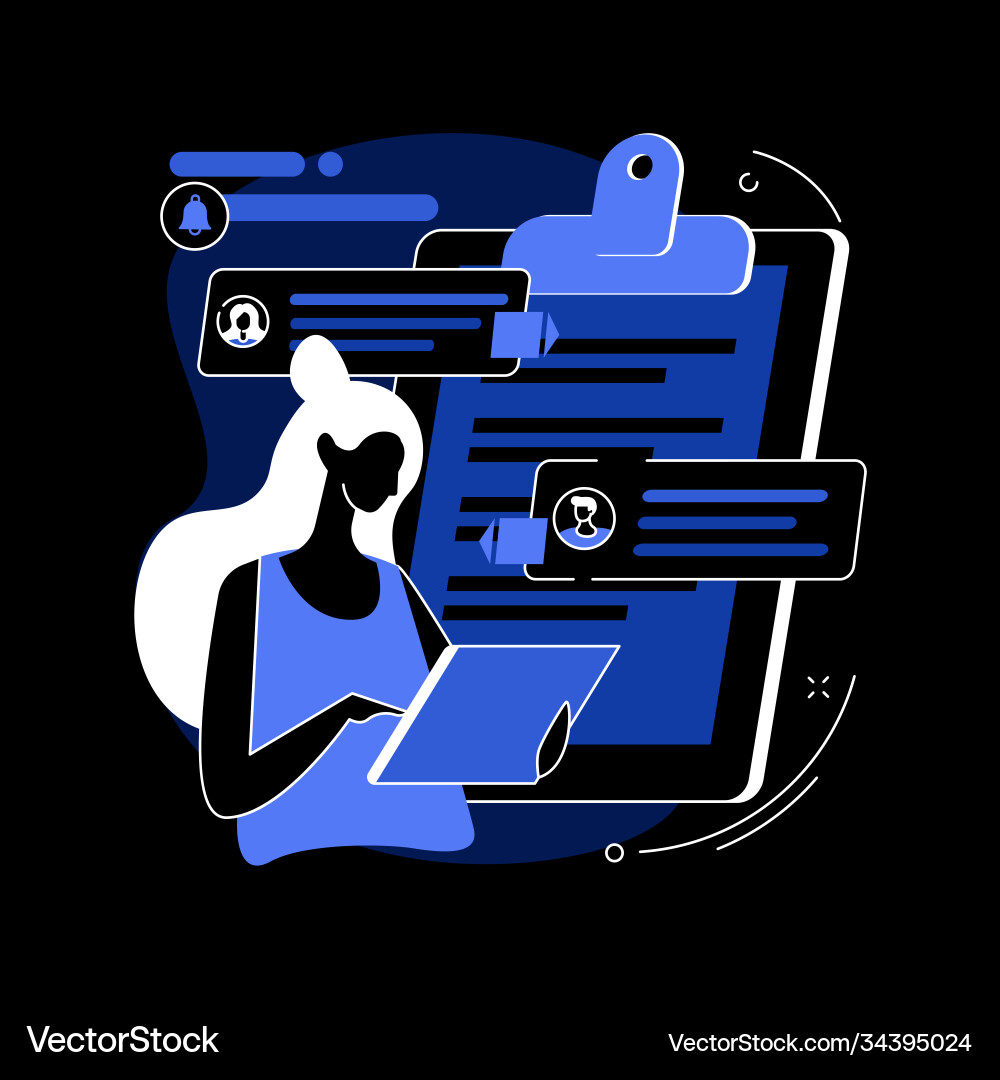 Vision and scope document abstract concept Vision and scope document abstract concept Vector Image