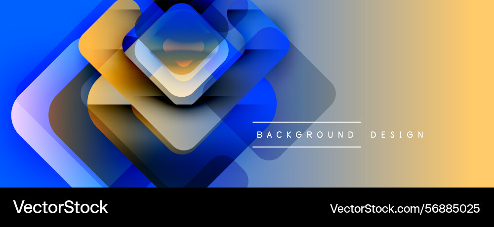 Abstract geometric shapes overlap creating Abstract geometric shapes overlap creating Vector Image