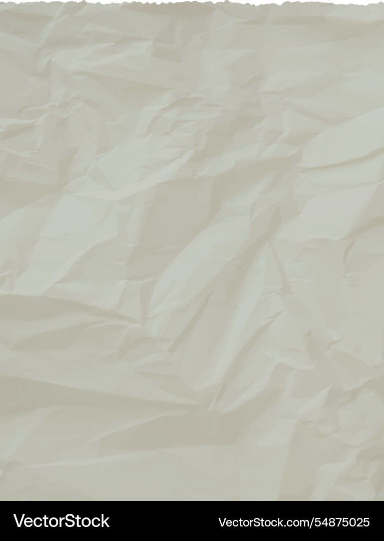 Crumpled paper pattern Vector Image