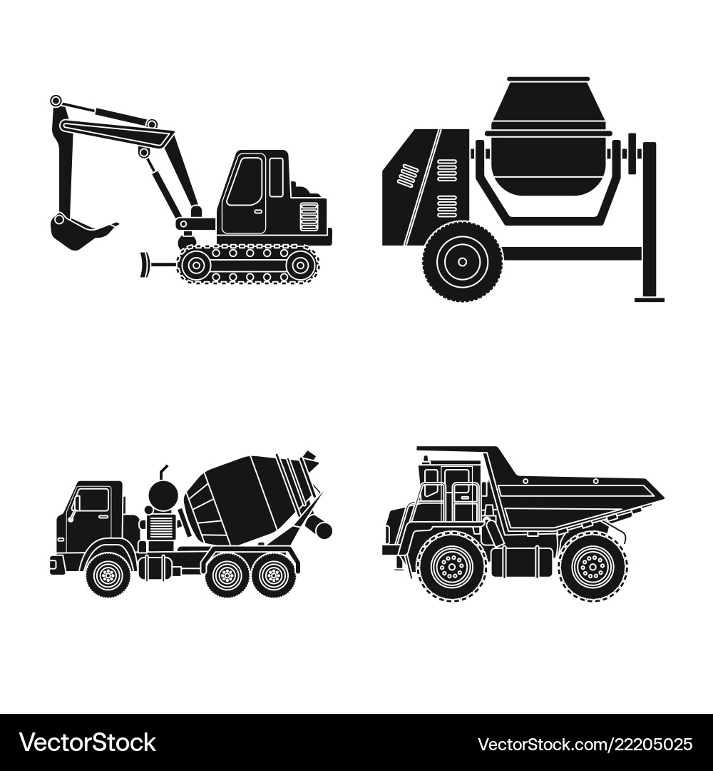 Design of build and construction icon set Design of build and construction icon set vector image