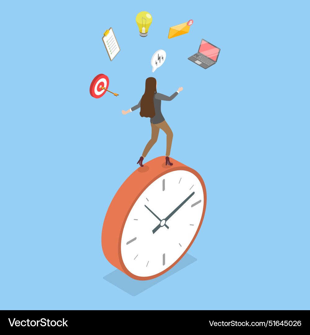 3d isometric flat Royalty Free Vector Image - VectorStock