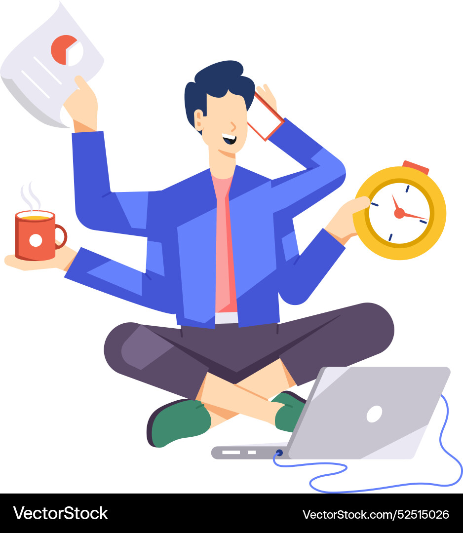 Basic rgbcharacter based flat of mult vector image