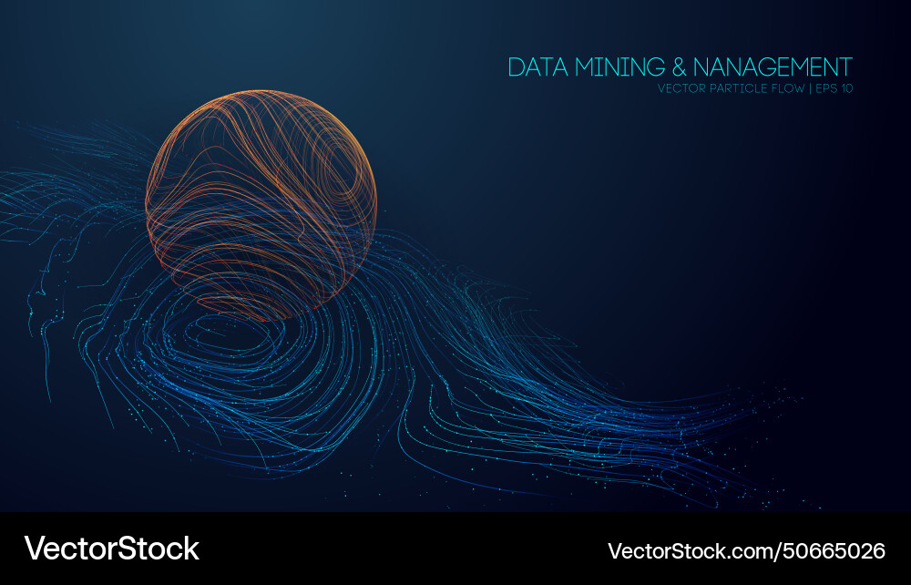 Big data analytics abstract background 3d Big data analytics abstract background 3d vector image