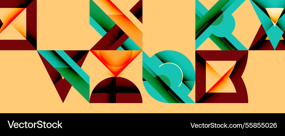 Circles squares lines abstract background Circles squares lines abstract background vector image