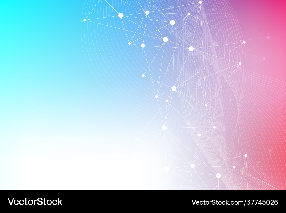 Geometric abstract background with connected line Geometric abstract background with connected line vector image
