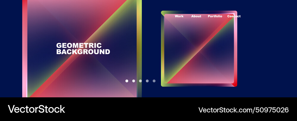 Triangle minimal web site page background design Triangle minimal web site page background design vector image