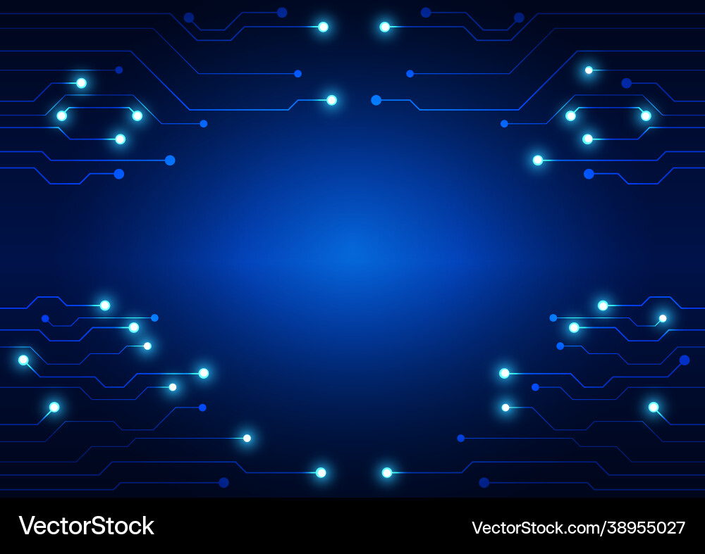 Circuit technology background with hi-tech Circuit technology background with hi-tech vector image