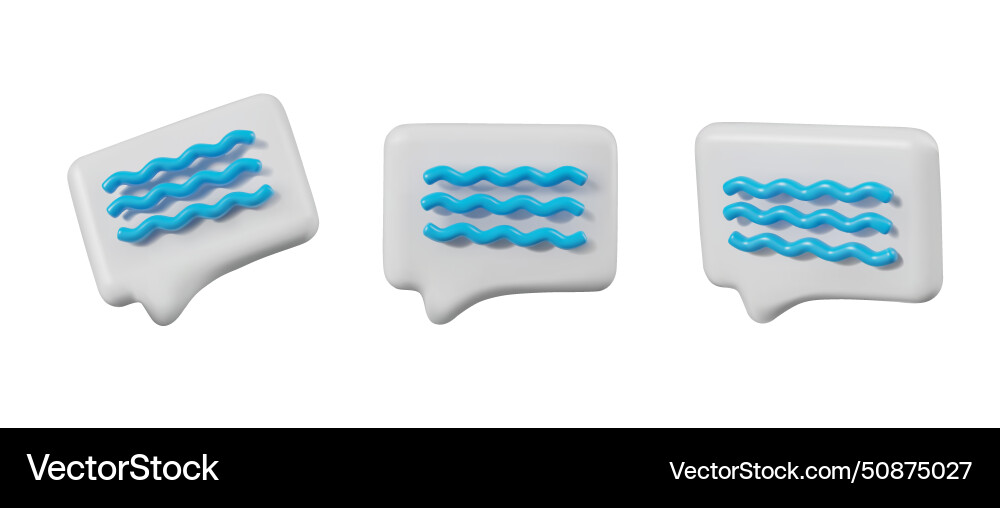 Comment message sign with blue waves of written Comment message sign with blue waves of written vector image
