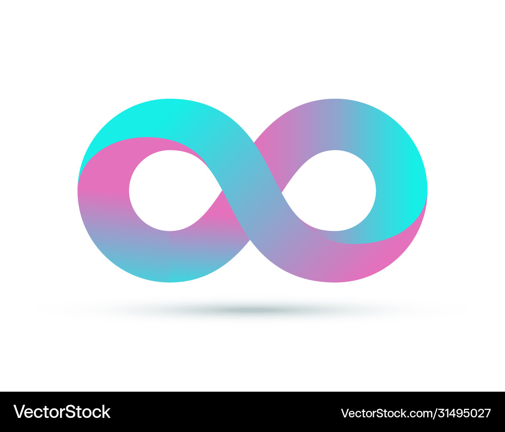 Infinity Mobius Loop Icon Vector Image