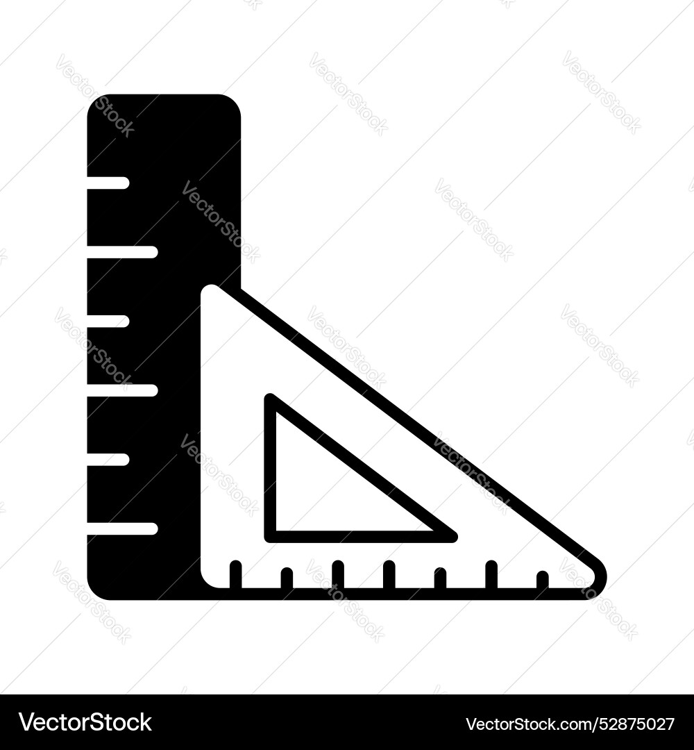 Tool for measurement or calculating length Vector Image