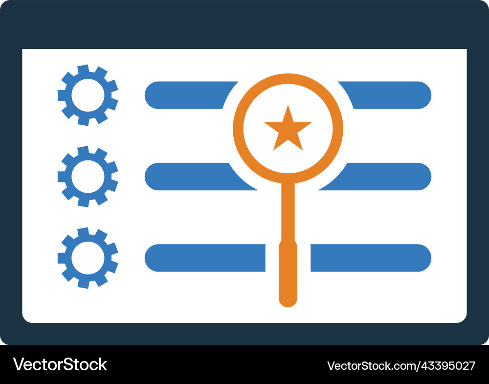 Web optimization icon editable logo vector image
