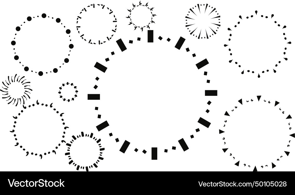 Abstract background with many circles pattern Abstract background with many circles pattern Vector Image