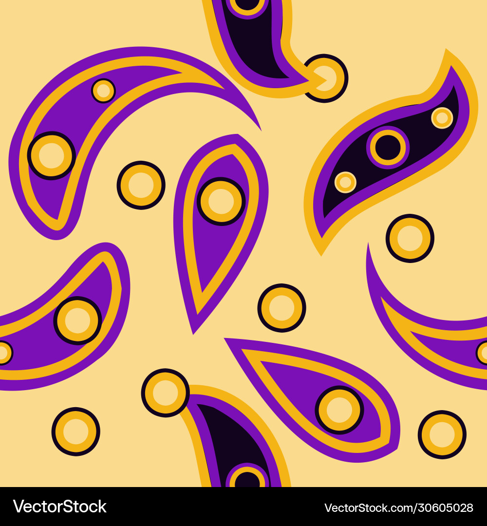 Abstract seamless colorful pattern exotic shapes Abstract seamless colorful pattern exotic shapes vector image
