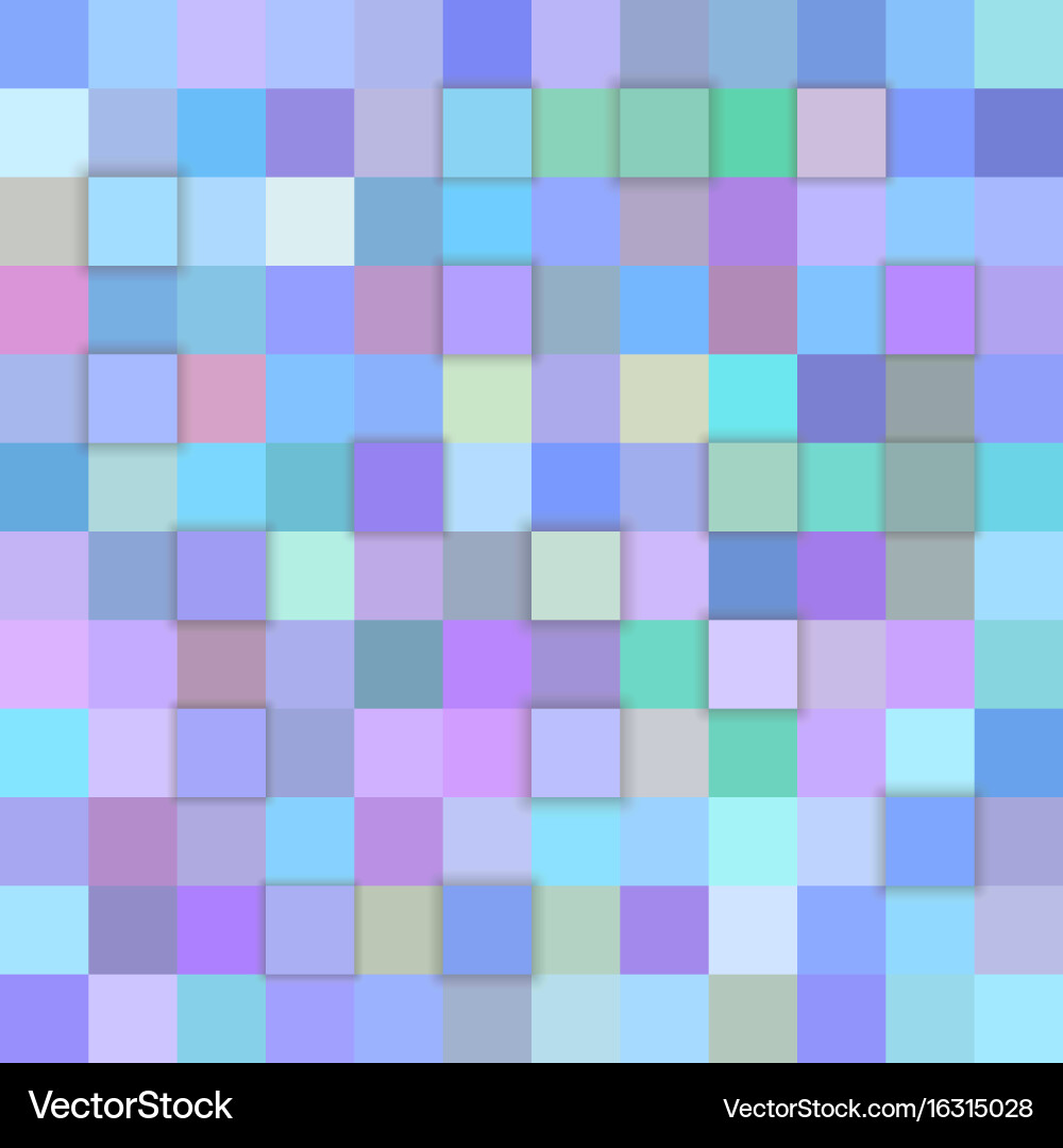 Color abstract 3d cube background vector image