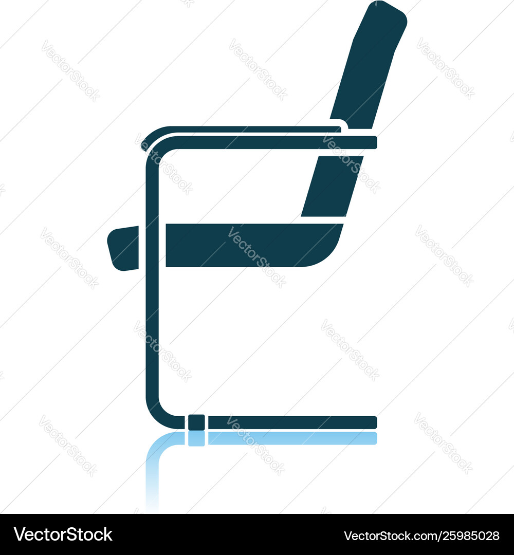 Gästebüro Stuhl-Ikone Gästebüro Stuhl-Ikone vektorbild